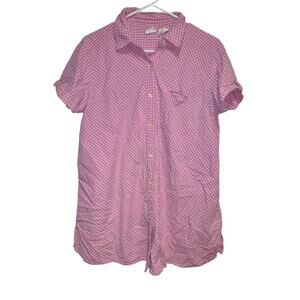 Duo Maternity Women's Button Up Shirt Size Large